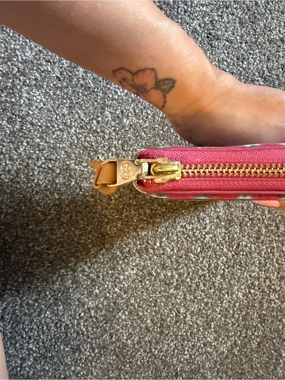 Tory Burch Pink Pink Multicolor Zip Around Wallet Project/Rehab - Picture 4 of 10